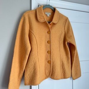100% wool Appleseed’s collared, button-down coat
